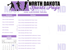 Tablet Screenshot of ndsportspage.com